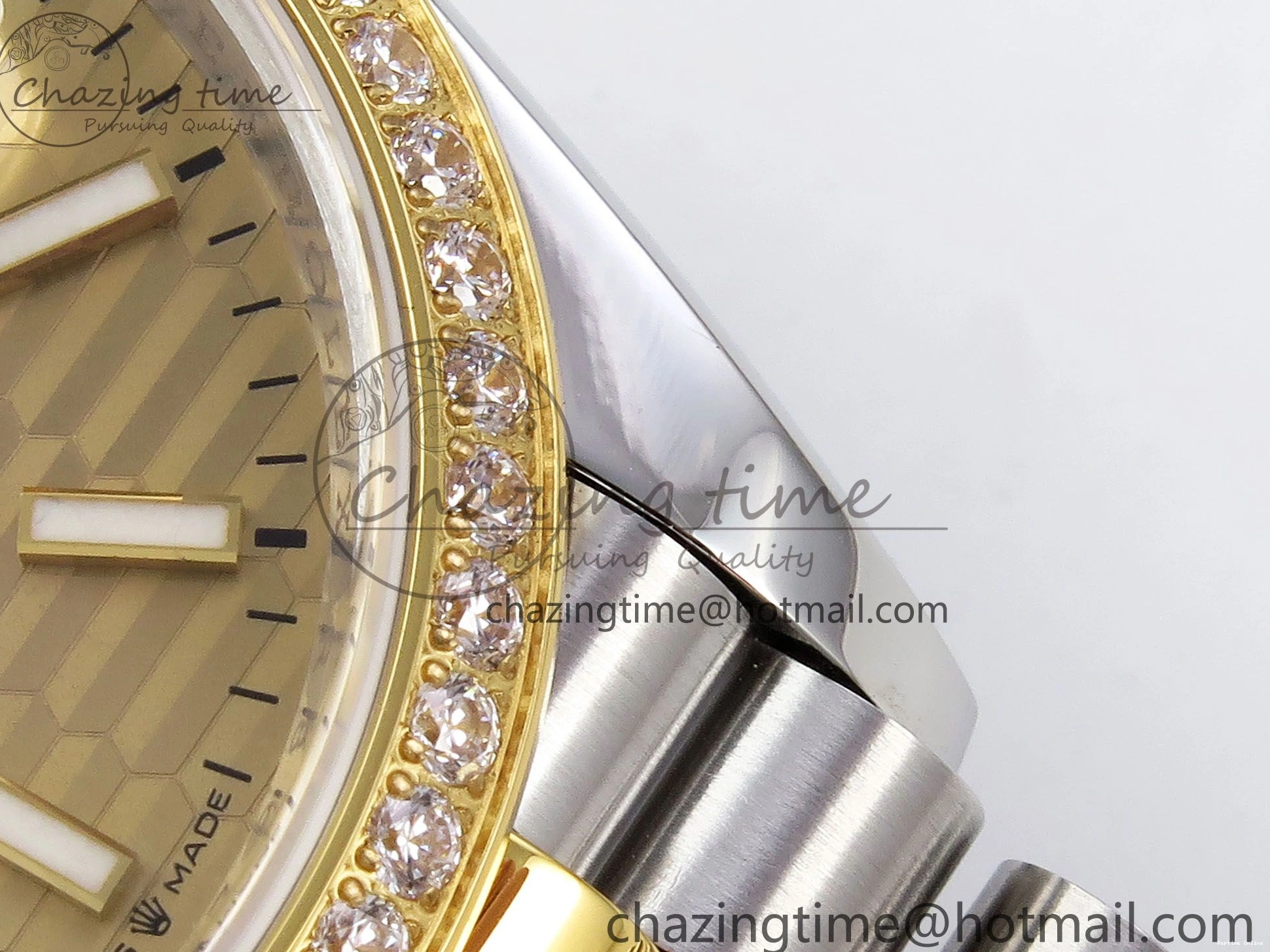 0220 Minimalist DateJust 36 SS 126283rbr VSF 1:1 Best Edition 904L Steel YG Textured Dial on Jubilee Bracelet VS 1378